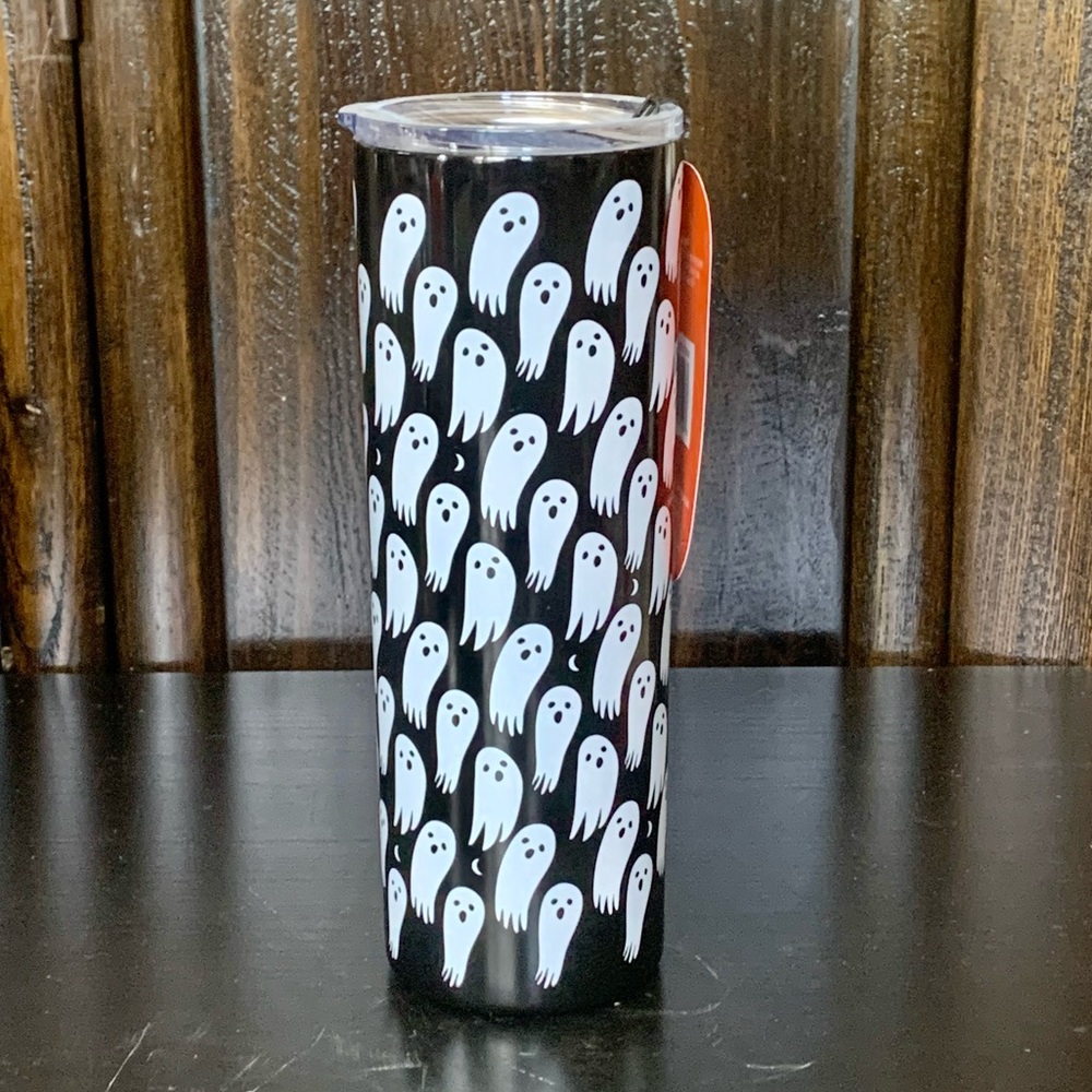 Spooky Ghosts 20oz Stainless Steel Insulated Halloween Tumbler